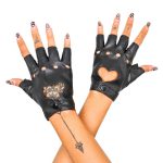 Heart-leather gloves