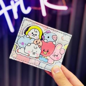 کیف پول چرمی bt21