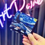 کیف پول ونگوگ گربه چرمی