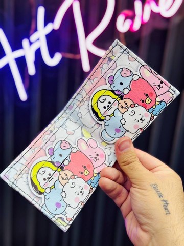 کیف پول چرمی bt21