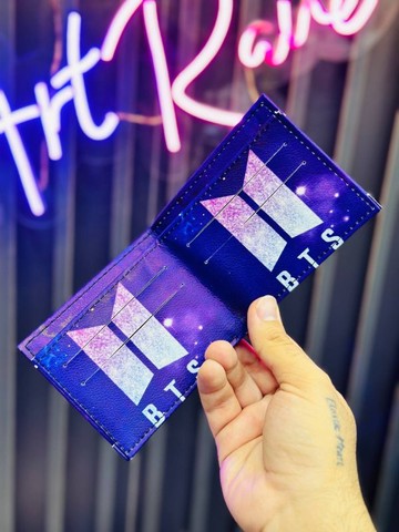 کیف پول لوگو بی تی اس گلکسی bts