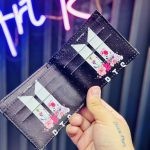 کیف پول چرمی لوگو بی تی اس bts