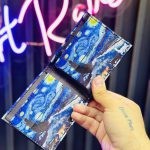 کیف پول ونگوگ گربه چرمی - Image 2