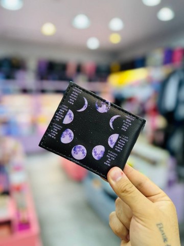 کیف پول ماه چرمی
